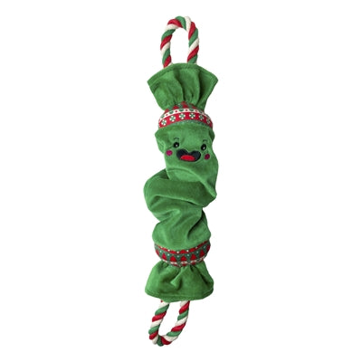 Happy Pet Top n Tail Ropee Weihnachtsknacker grün
