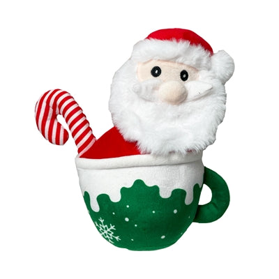 Fröhlicher Haustier-Weihnachtsbecher, Weihnachtsmann