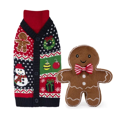 Amor-Komet-Geschenkpaket für Heiligabend mit Pullover-Spielzeugsnacks