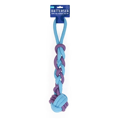 Battersea-Seil-Gummischlepper blau