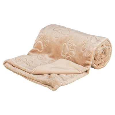 Trixie Hundedecke Barry aus weichem Plüsch beige