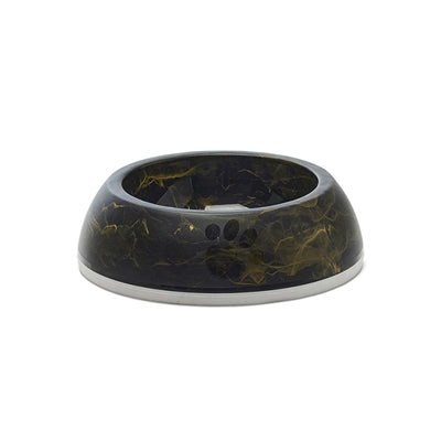 Savic Futternapf Delice 1 Marmor schwarz gold