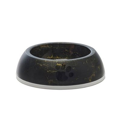Savic Futternapf Delice 2 Marmor schwarz gold