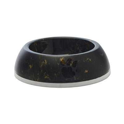 Savic Futternapf Delice 3 Marmor schwarz gold