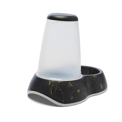 Savic Trinknapf Loop Marmor schwarz gold