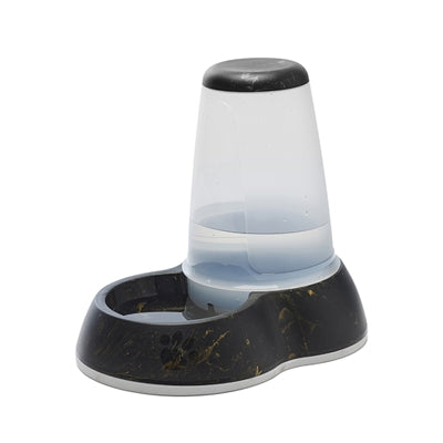 Savic Trinknapf Loop Marmor schwarz gold