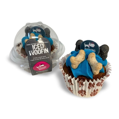 Der Barking Bakery Johannisbrotbaum mit blauer Glasur