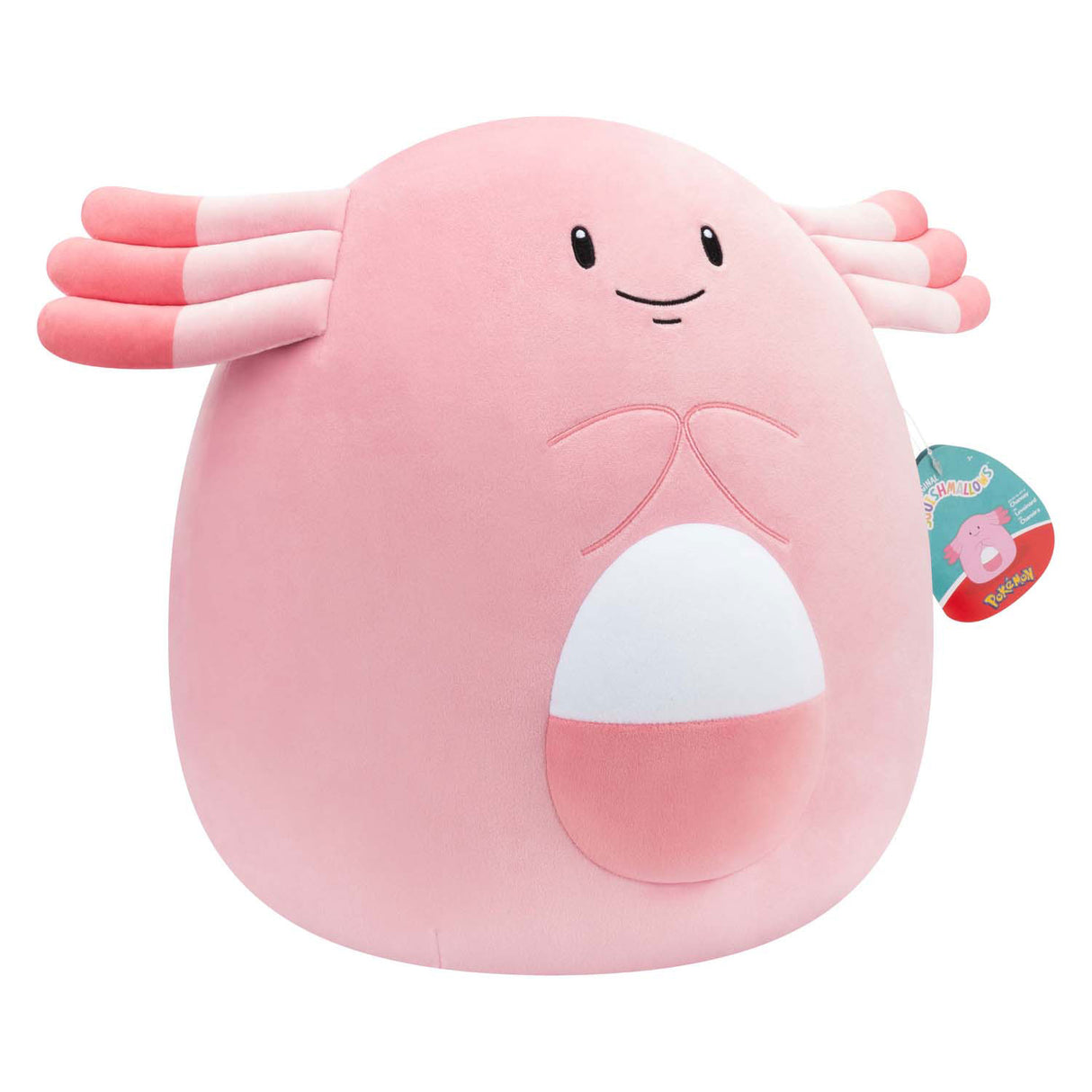 Squishmallows Pokémon Kuscheltier Plüsch – Chansey, 35 cm