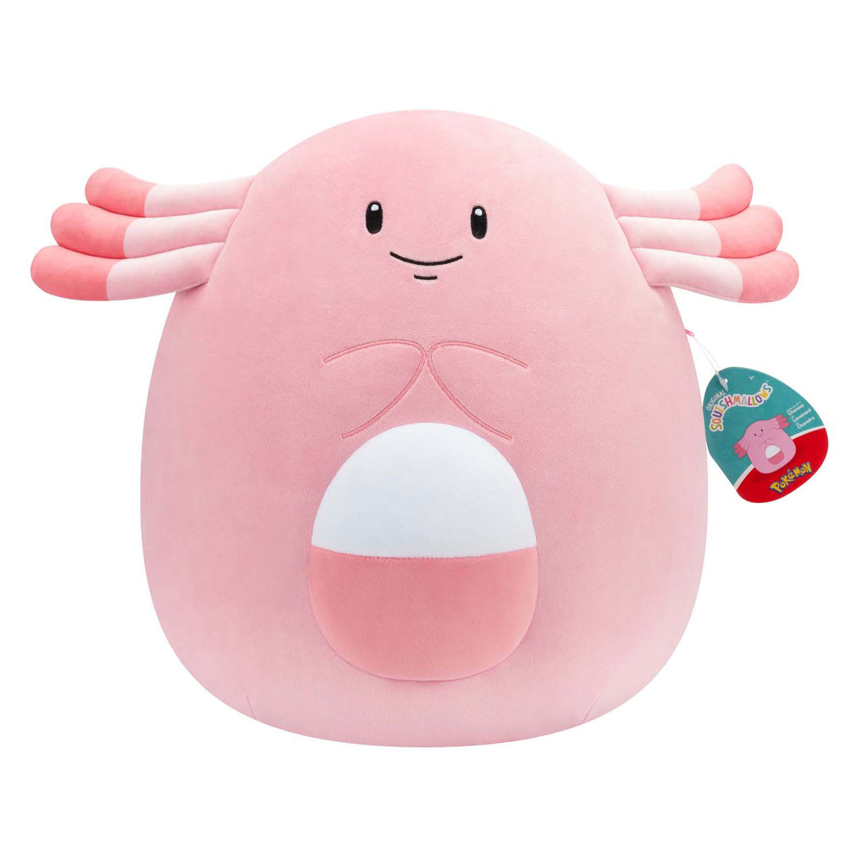 Squishmallows Pokémon Kuscheltier Plüsch – Chansey, 35 cm