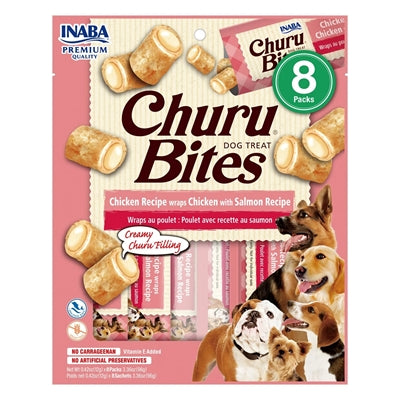 Inaba Dog Churu Bites Chicken Rezept, Wraps Hühnchen mit Lachs Rezept