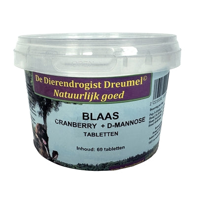Blasen-Cranberry-D-Mannose-Tabletten für Haustiere aus der Drogerie