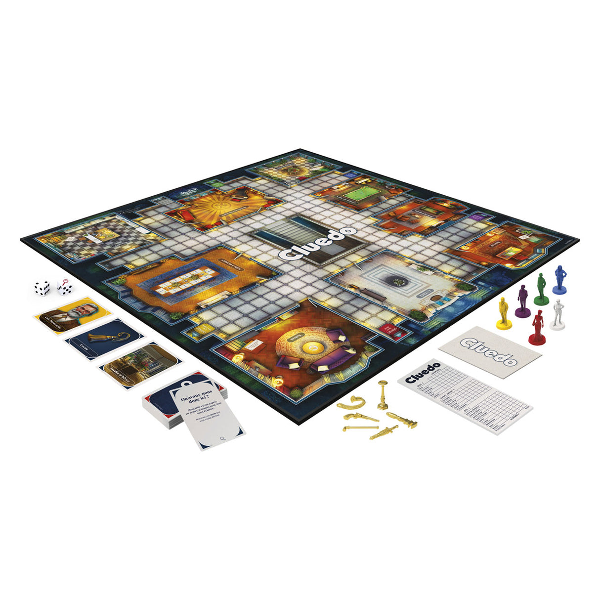 Hasbro Cluedo, das klassische Krimispiel