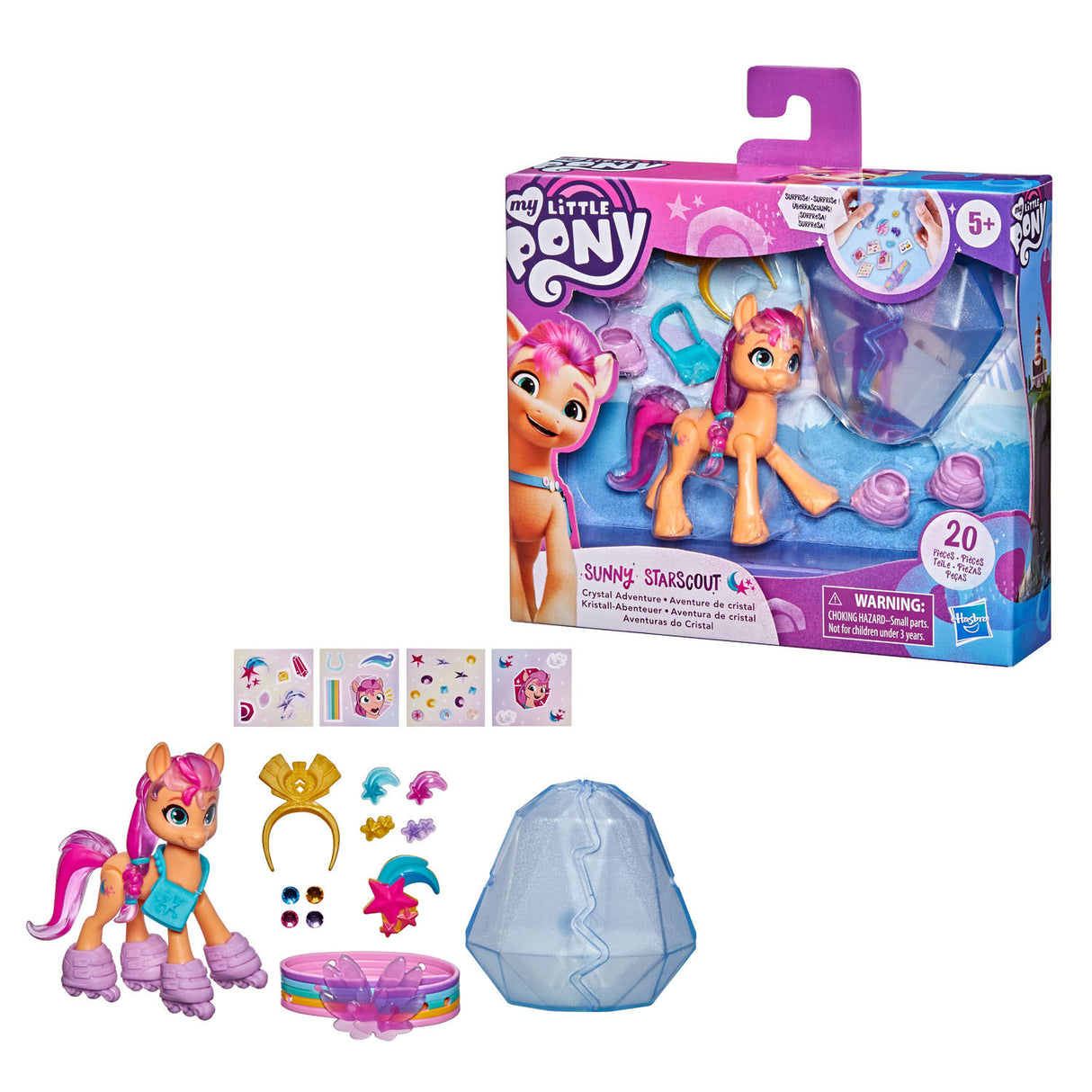 Hasbro mein kleiner Ponyfilm Kristal Adventures Sunny Starscout