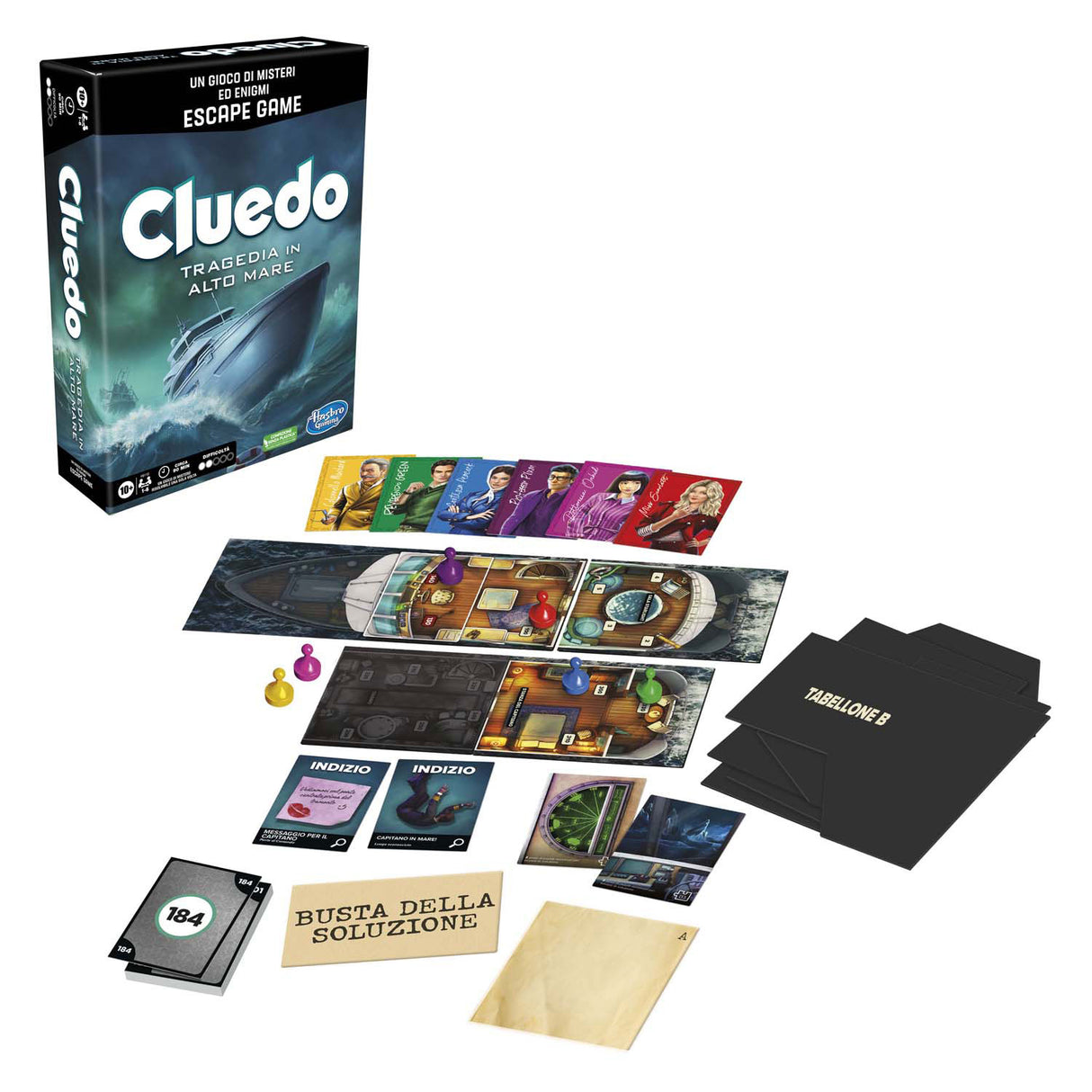 Hasbro Cluedo Escape Sabotage at Sea Brettspiel