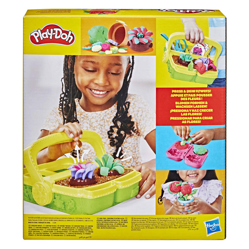 Play-Doh-Spielset mit blühenden Blumen – Modelliermasse – inklusive 5 Töpfen