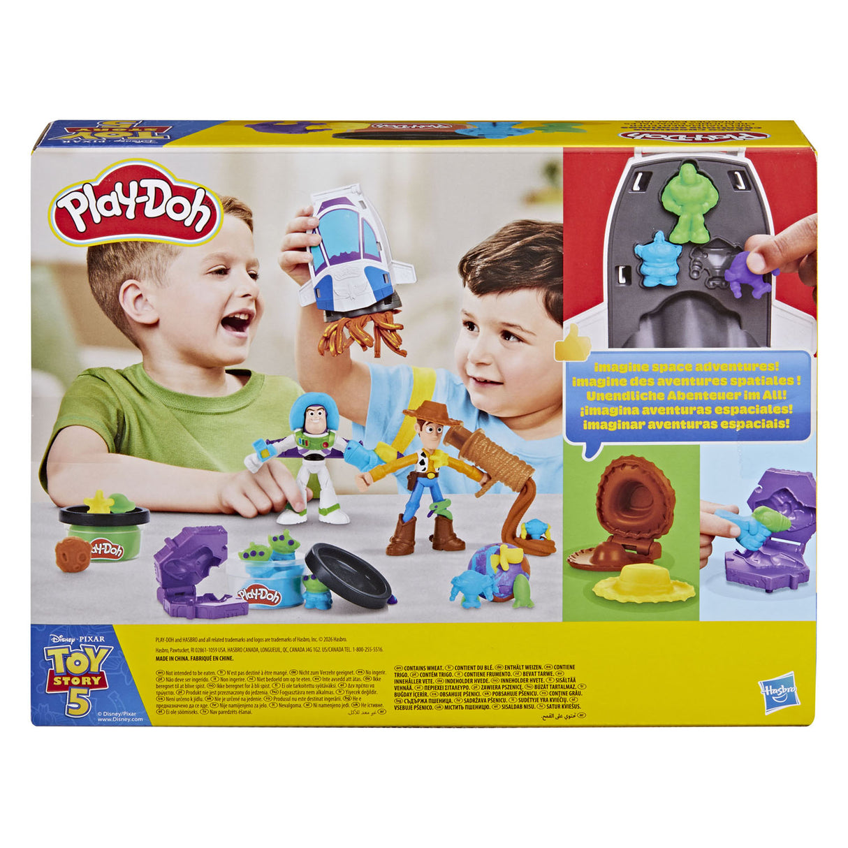 Play-doh toy story 5 kleiset - 5 kleipotjes