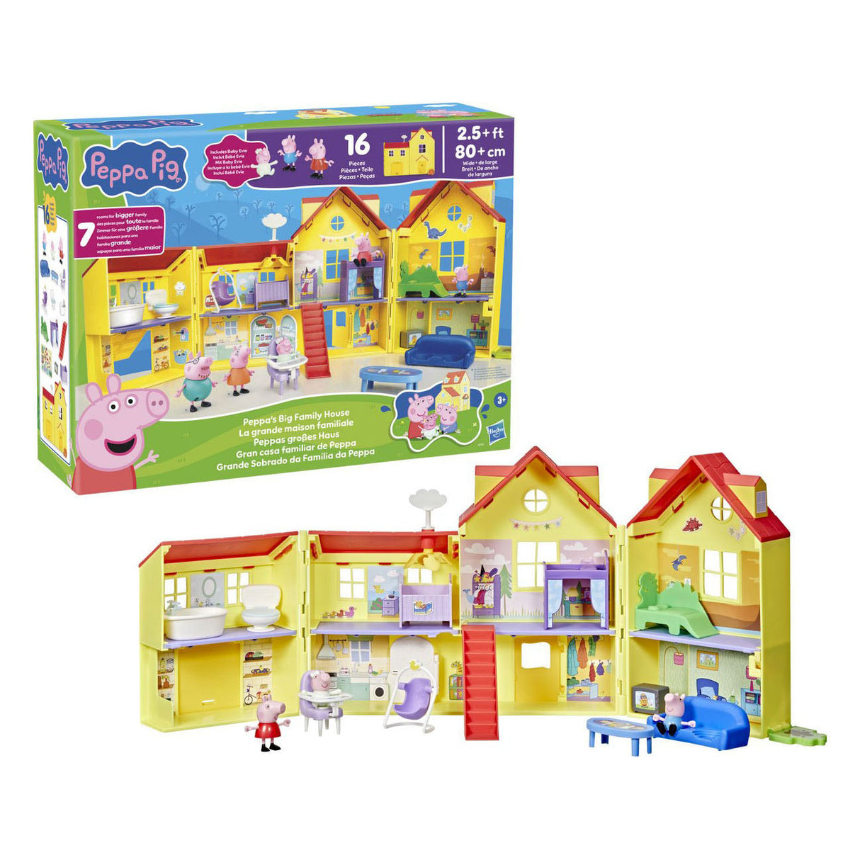 Peppa Peppas großes ausklappbares Haus