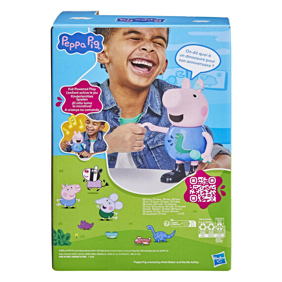 Hasbro peppa pig grappende en zingende george