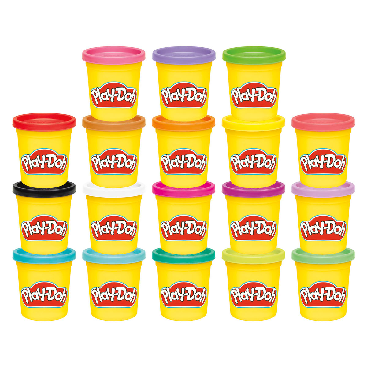 Play-Doh stellen Sie sich vor – 18 Gläser à 84 Gramm – verschiedene Farben