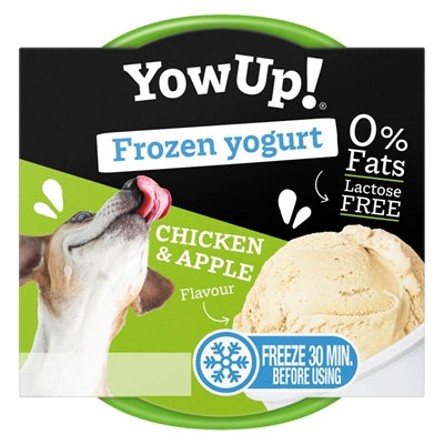 Juhu! gefrorener Joghurt-Hähnchen-Apfel