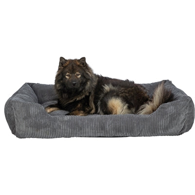 Trixie Hundebett Jonna Vital Rippstoff dunkelgrau