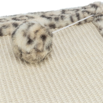 Trixie Kratzmatte Leo Leopardenmuster Creme