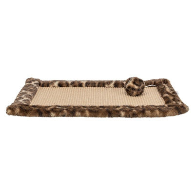 Trixie Kratzmatte Leo Leopardenmuster braun