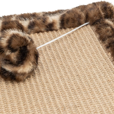 Trixie Kratzmatte Leo Leopardenmuster braun