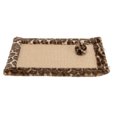 Trixie Kratzmatte Leo Leopardenmuster braun
