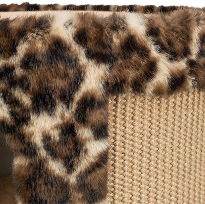 Trixie Kratztonne Leo-Leopardenmuster braun