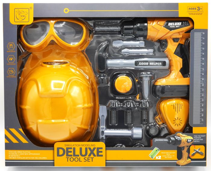 Jonotoys Deluxe Toolset Werkzeugset 17-teilig