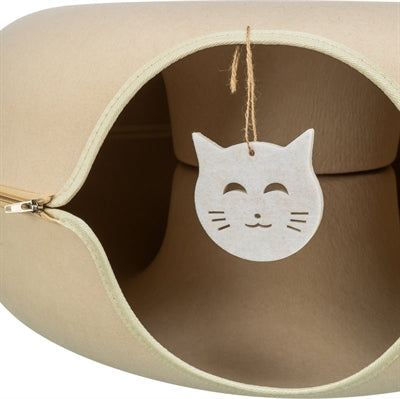 Trixie speeldonut vilt beige