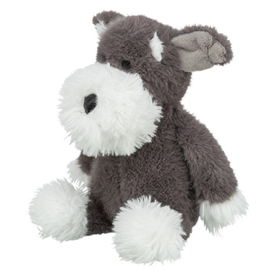 Trixie Hund mit Schnurrbart Plüsch grau