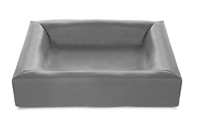 Bia-Bettbezug aus Kunstleder für Hundekörbe in Grau