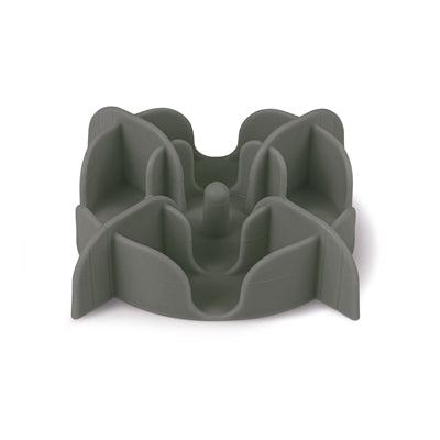 Zolux slowfeeder inzet stuk voor voerbak silicone grijs
