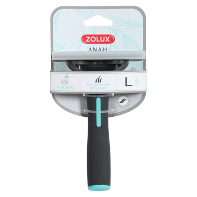Zolux anah carding super brush zwart blauw