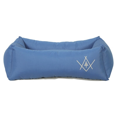 Zolux hondenmand 4 seasons waterafstotend polyester hoekig blauw