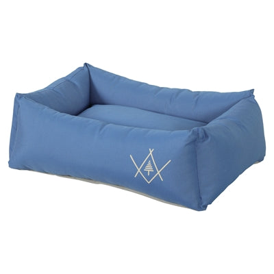 Zolux hondenmand 4 seasons waterafstotend polyester hoekig blauw