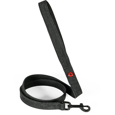 Zolux expert hondenriem premium leer neopreen zwart