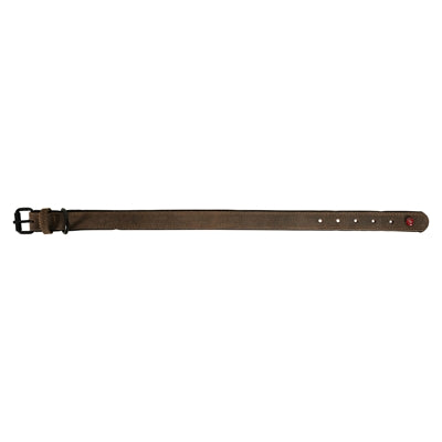 Zolux expert halsband hond premium leer neopreen bruin