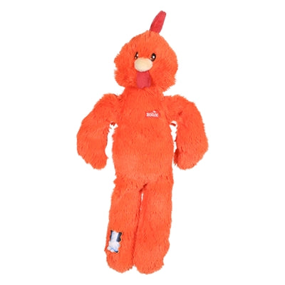 Zolux furry farm haan brock pluche met touw oranje