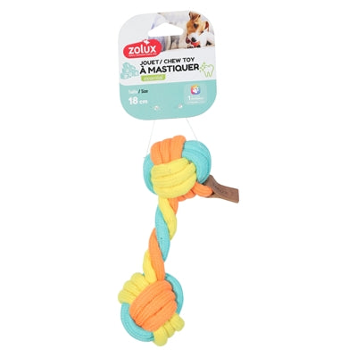 Zolux flostouw twist dumbell meerkleurig