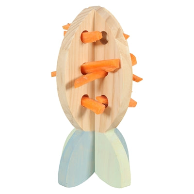 Zolux fourageerwortel cosy snack houder hout