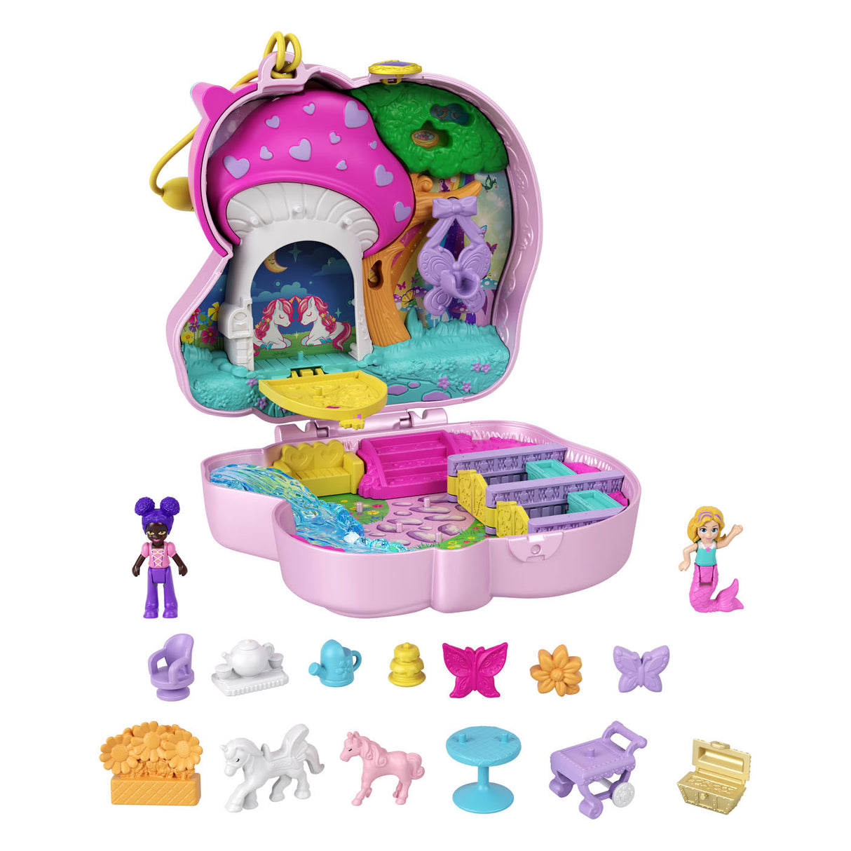 Mattel Polly Pocket Einhorn-Teeparty