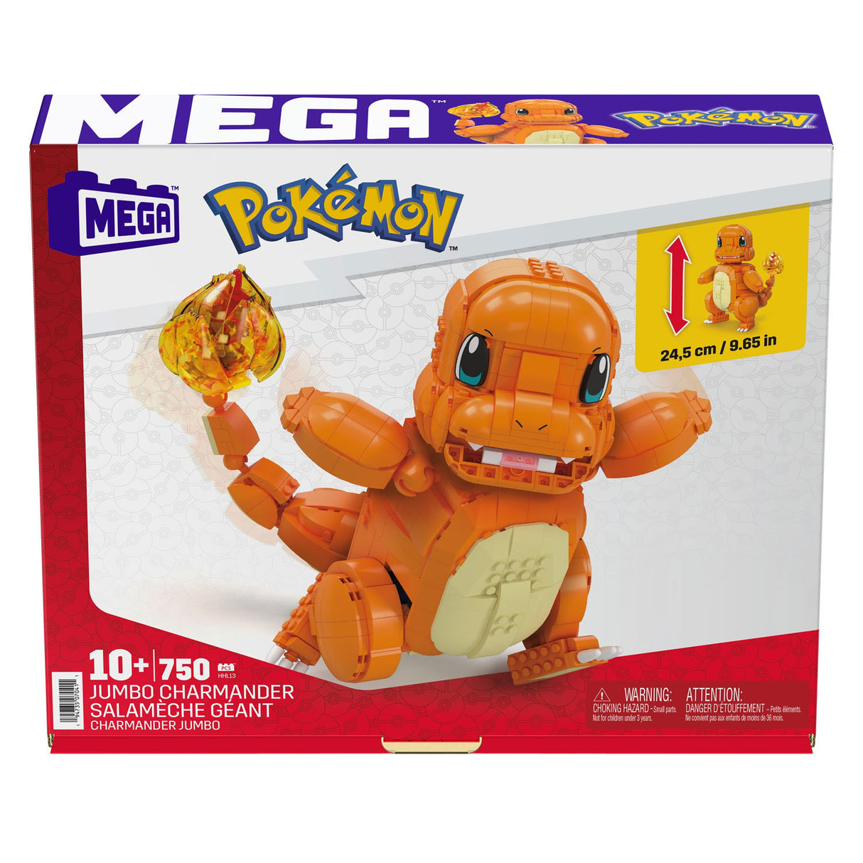 Mattel Mega Constux Pokémon Bouwset - Jumbo Charmander