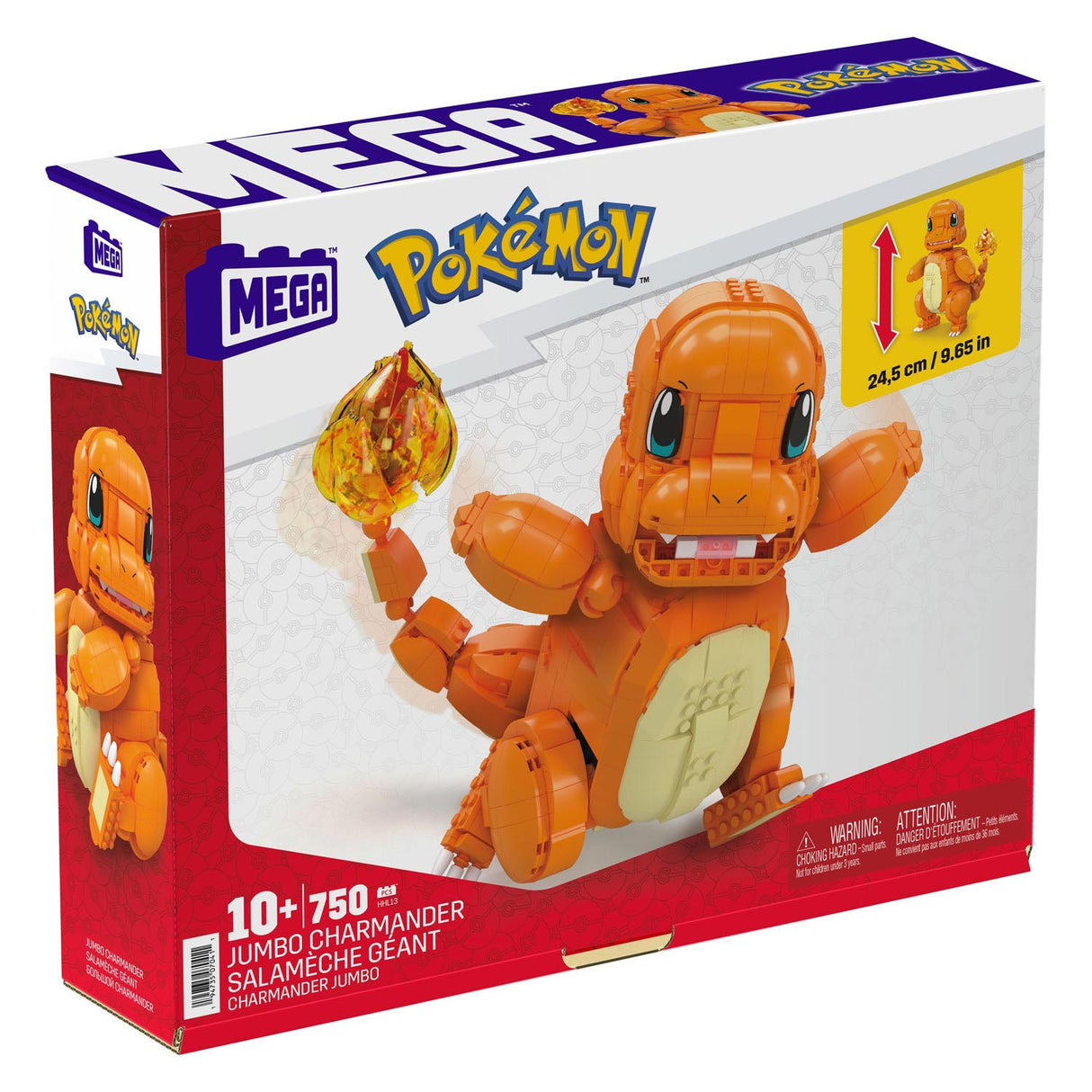 Mattel Mega Constux Pokémon Bouwset - Jumbo Charmander