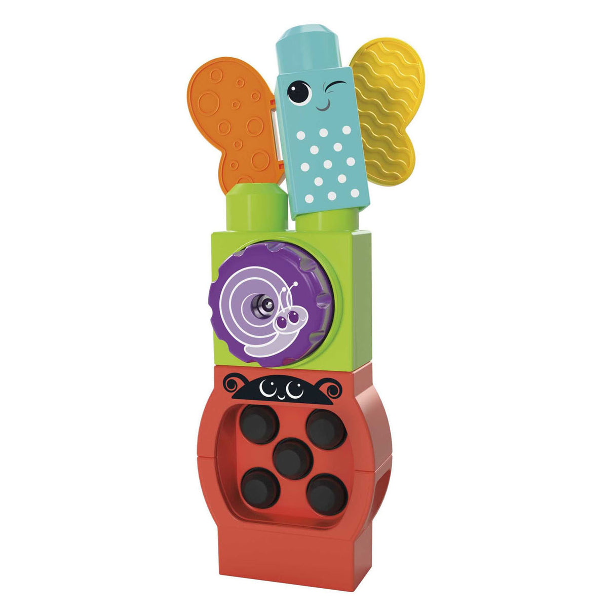 Mega Bloks Move'n Groove Caterpillar Bauset – 30 Teile.