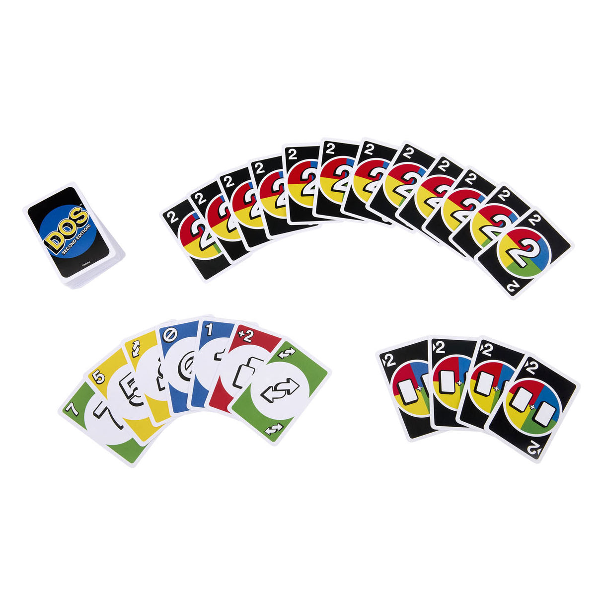 Mattel Games Uno Dos zweite Auflage
