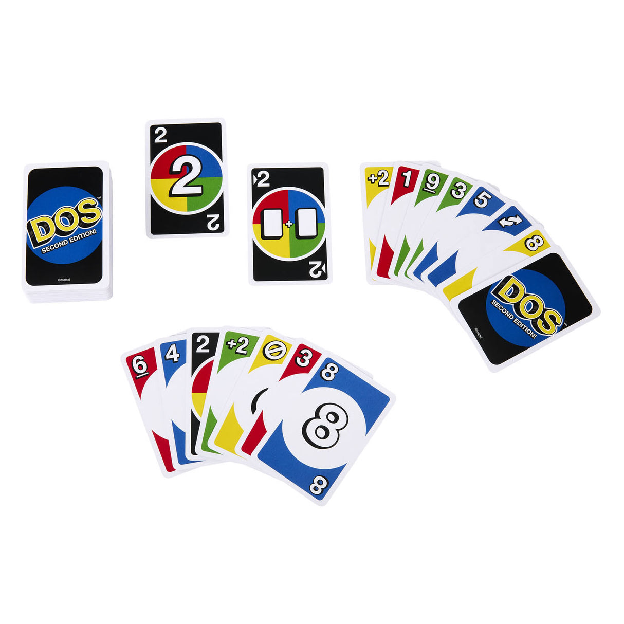 Mattel Games Uno Dos zweite Auflage