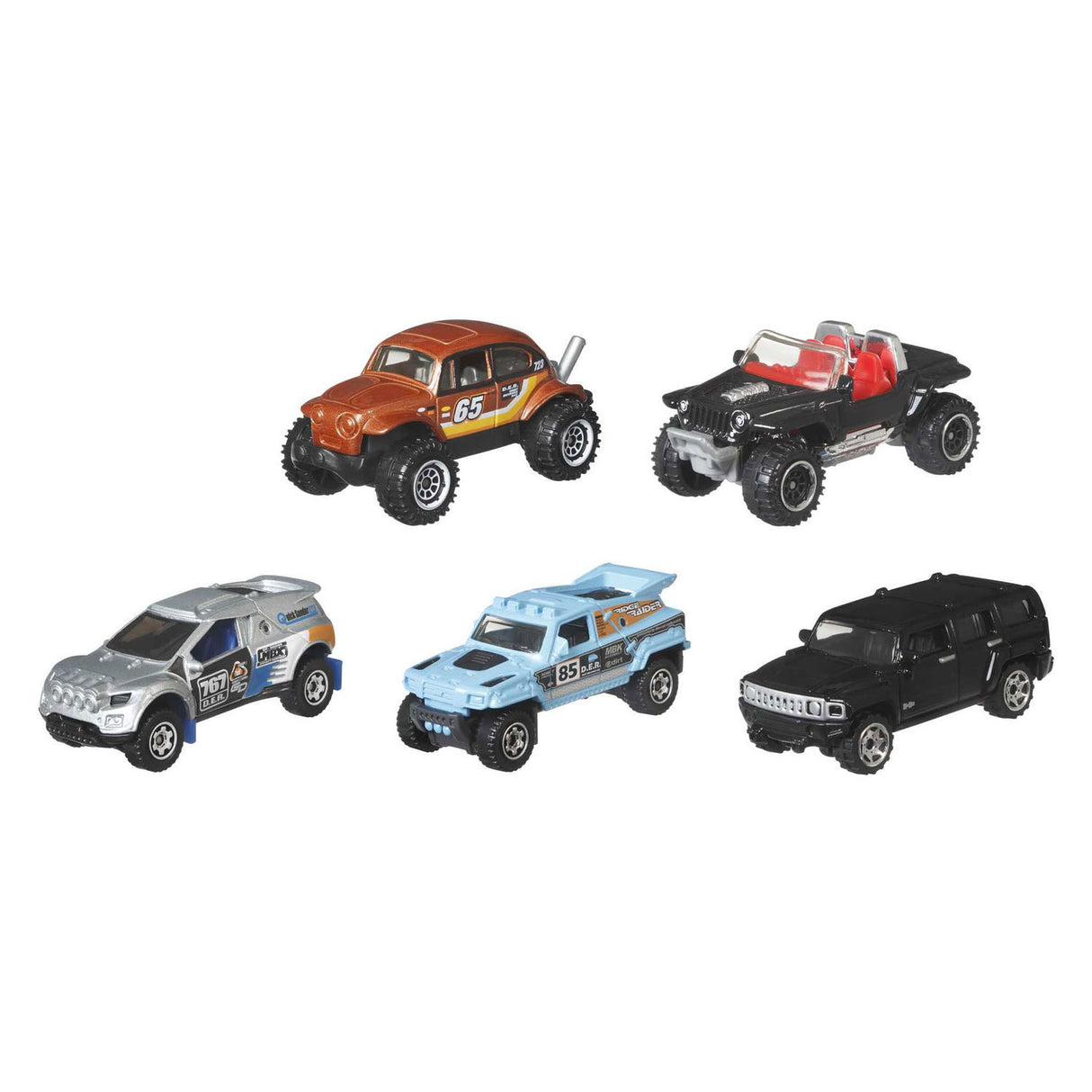 Mattel Matchbox Basics Autos, 5-tlg.